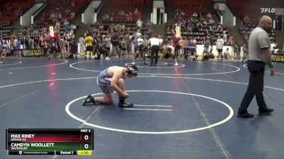 Quarterfinal - Camdyn Woollett, Watervliet vs Max Riney, Grosse Ile