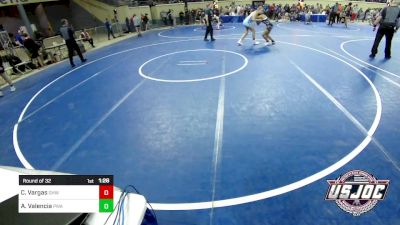 135 lbs Round Of 32 - Carli Vargas, Greater Heights Wrestling vs Alexi Valencia, Perry Wrestling Academy