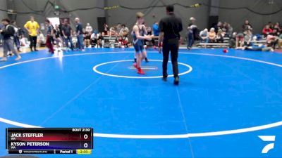 106 lbs Cons. Semi - Jack Steffler, WA vs Kyson Peterson, WA