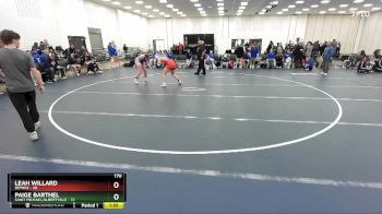 170 lbs Finals (2 Team) - Paige Barthel, Saint Michael/Albertville vs Leah Willard, Bemidji