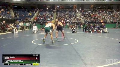 2A 220 lbs Cons. Semi - Joey Smith, Trinity vs Matthew Cranfill, Bandys