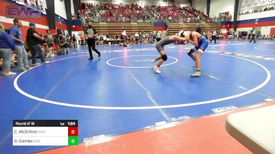 119 lbs Round Of 16 - Conner McEntire, Sand Springs vs Gavin Combs, Bixby Boys