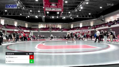 125 lbs Consi Of 4 - Annabell Chase, Broken Arrow Girls HS vs C. Hill, McAlester High School Girls