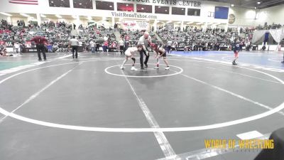 70 lbs Round Of 16 - Sean Hin, RedWave Wrestling vs Jaxon Roller, Rollers Academy Of Wrestling