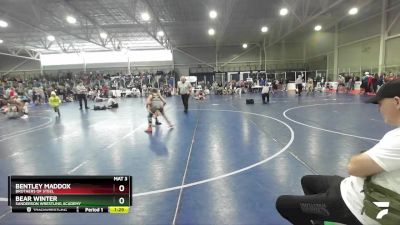 107 lbs 2nd Place Match - Bentley Maddox, Brothers Of Steel vs Bear Winter, Sanderson Wrestling Academy