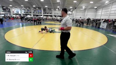 64 lbs Quarterfinal - Marty Harper, Lynx Wrestling Club vs Philip Burns III, MarcAurele WC