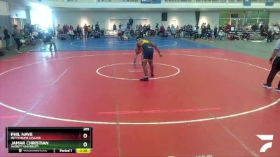 285 lbs Prelim - Jamar Christian, Averett University vs Phil Nave, Gettysburg College