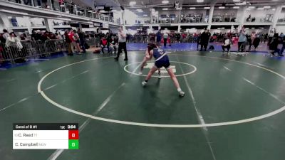 112 lbs Consi Of 8 #1 - Charles Reed, Team Tugman vs Christopher Campbell, New England Gold WC