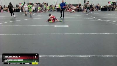 52 lbs Semis (4 Team) - Jackson Helminger, GPS vs Vincent Padilla, Mat Warriors Maniacs