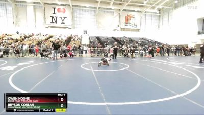 75 lbs Quarterfinal - Bryson Conlan, Guilderland Youth Wrestling vs Owen Noone, Glens Falls Wrestling Club