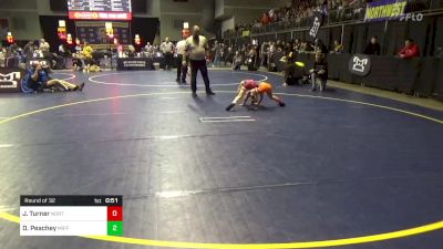 60 lbs Round Of 32 - Julian Turner, Northampton vs Duke Peachey, Mifflin County