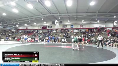 125 lbs Champ. Round 3 - Anthony Aniciete, Tiffin vs Shane Corrigan, UW-Parkside