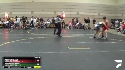 140 lbs Quarterfinals (8 Team) - Konner Kimmy, Untouchables Black vs Ashton Dack, Aggression Legionaries