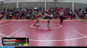 157 lbs Finals (2 Team) - Ramiro Guerrero, Olivet College vs Patrick McGraw, John Carroll Univ