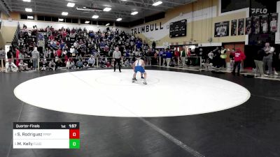 120 lbs Quarterfinal - Sebastian Rodriguez, Fairfield Prep vs Micah Kelly, Fairfield Ludlowe