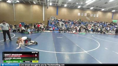 79 lbs Cons. Round 4 - Cooper Williams, Westlake vs Emmitt Bradshaw, Uintah Jr High Wrestling