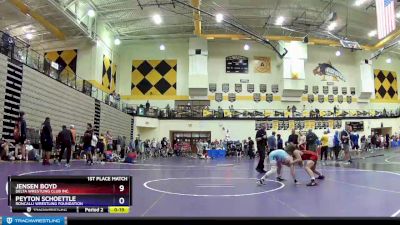 114 lbs Semifinal - Evan Cryderman, Rick Larsen Wrestling Club vs Abrum Swathwood, Garrett Wrestling Club