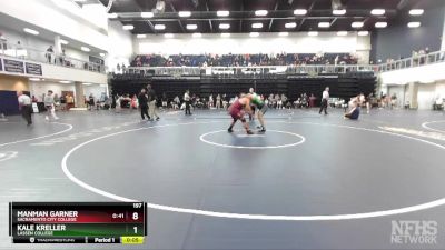 285 lbs Cons. Round 6 - Felipe DeMatos, Unattached vs Jacob Lara, Mt San Antonio College