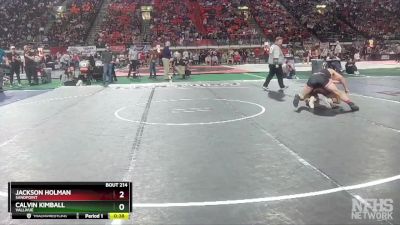 4A 182 lbs Cons. Round 1 - Jackson Holman, Sandpoint vs Calvin Kimball, Vallivue