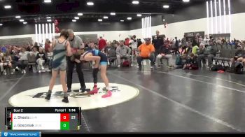 100 lbs Round 1 (8 Team) - Joshua Sheets, Olympia (NY) vs Jaylen Gosciniak, Zeus Wrestling Club