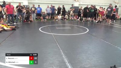 75 lbs Pools - Logan Nuzum, West Virginia Wild vs Hudsyn Mitchell, Ohio Gold