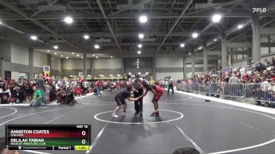 140 lbs Quarterfinal - Anniston Coates, Con-Kids vs Delilah Fabian, Wildcat Wrestling Club
