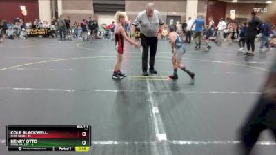 58 lbs Finals (2 Team) - Henry Otto, Steel Valley vs Cole Blackwell, Ohio Gold