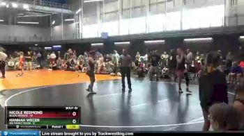 130 lbs Round 9 (10 Team) - Nicole Redmond, Black Mambas vs Hannah Wecer, Big Money Movin