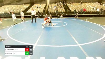 116 lbs Rr Rnd 1 - QUINN CARBONE, Doughboy vs Reid Stiltner, Roundtree Wrestling Academy Blue