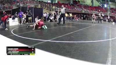 112 lbs Cons. Round 2 - Xavier Myers, Fairbury Matmen vs Jack Kershaw, Elkhorn Wrestling