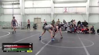 130 lbs Round 7 (8 Team) - Zachary Aquila, Ohio Rampage vs Cameron Plotts, Terps Xtreme