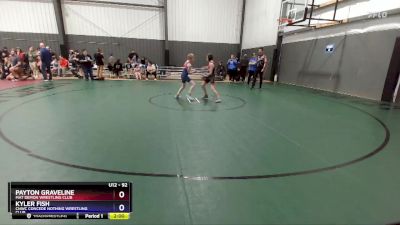 92 lbs Semifinal - Payton Graveline, Mat Demon Wrestling Club vs Kyler Fish, CNWC Concede Nothing Wrestling Club