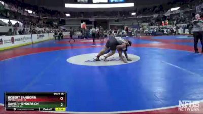 7A 195 lbs Cons. Round 2 - Robert Sanborn, Smiths Station Hs vs Xavier Henderson, Enterprise HS