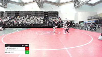 77-J lbs Round Of 32 - Andrew Markowski, Rhino Wrestling vs Marcello Bari, Cordoba Trained