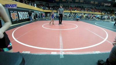 54 lbs Rr Rnd 2 - Paisley Topping, Smith Wrestling Academy vs Jolee Kait Bryant, Tuttle Wrestling