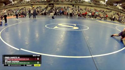 135 lbs 3rd Place Match - Fred Sheets IV, Pleasant Hill Youth Wrestling Club-AAA vs Ryder Fadden, St. Joseph Metro Kids Wrestling Club-AA