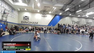 116 lbs Cons. Round 3 - Roman Torres, Champions Wrestling Club vs Alejandro Ruiz, West Jordan Jaguars