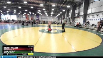 68 lbs Rd# 9- 2:15pm Saturday Final Pool - Colton Strange, Nebraska Elite vs Cade Ruckle, No Escape W.A.