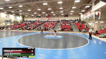 184 lbs Cons. Semi - Keegan Gehlhausen, Chadron State vs Jason Bynarowicz, Colorado Mesa