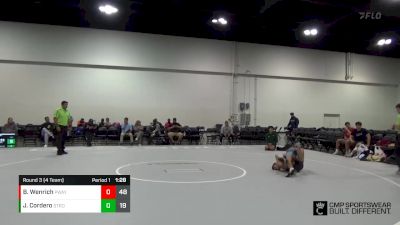 100 lbs Round 3 (4 Team) - Jose Cordero, Stronghold vs Brayden Wenrich, Poway