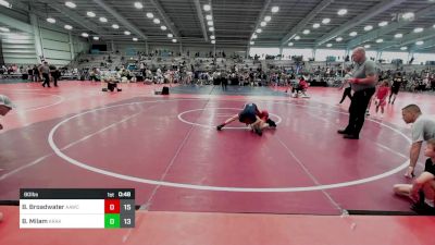 80 lbs Rr Rnd 3 - Brayden Broadwater, All American Wrestling Club vs Benjamin Milam, Kraken