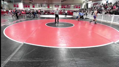 132 lbs Quarterfinal - Jonah Paulino, Montachusett vs Jimmy Lally, Saint John's Prep