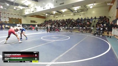 157 lbs Quarterfinal - Damian Hurtado, La Serna vs Noah Koendarfer, Norco