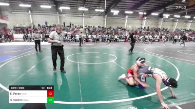 90 lbs Semifinal - Ernesto Perez, Tucson Cyclones vs Sonny Solano, Duran Elite