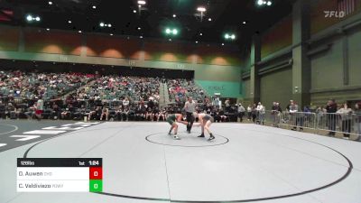 126 lbs Round Of 64 - Drew Auwen, Choctaw vs Carlos Valdiviezo, Poway