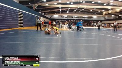 141 lbs Champ. Round 1 - Nick Cottone, Millersville Unattached vs Trennen Smith, Pitt-Johnstown Unattached