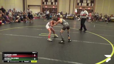 65 lbs Quarterfinal - Peter Palumbo, Unattached vs Hudson Judd, Deep Roots