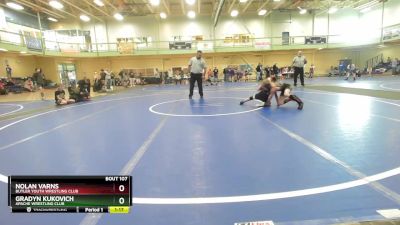 70-75 lbs Quarterfinal - Nolan Varns, Butler Youth Wrestling Club vs Gradyn Kukovich, Apache Wrestling Club