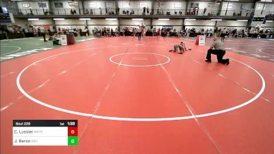 118B lbs Rr Rnd 3 - Charlie Lussier, Metrowest United vs Jack Baron, Grit Mat Club/germantown Academy