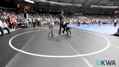 64 lbs Final - Jerell Haynie Jr, Deer Creek Wrestling Club vs Maddox Mejia, Chickasha Youth Wrestling